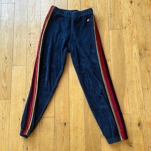 AVIATOR NATION girls velour sweatpants size 12! EUC!
